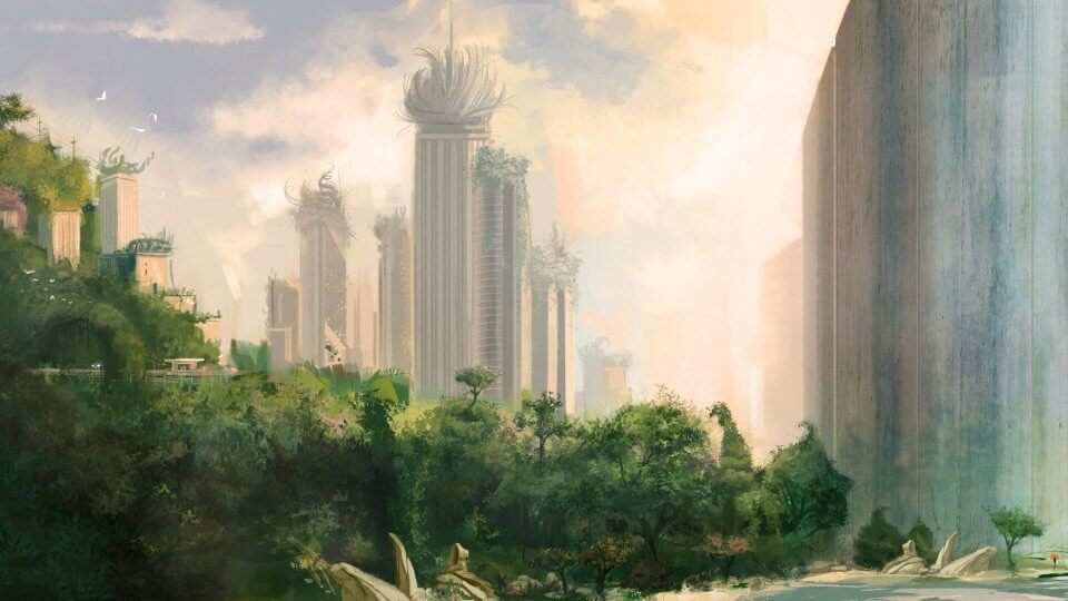 Baldy Heights – Curly Hills concept art